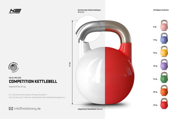 Competition Kettlebells - Spezifikationen